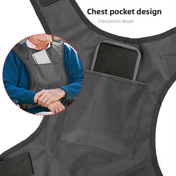 Vesto stiliaus diržas ratams su apsauga nuo kritimų, Oxford audinys, plastikinė sagtis, nailoninis dirželis, suaugusiems