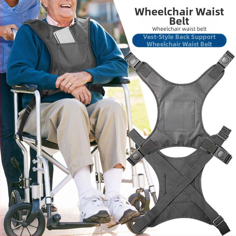 Vesto stiliaus diržas ratams su apsauga nuo kritimų, Oxford audinys, plastikinė sagtis, nailoninis dirželis, suaugusiems