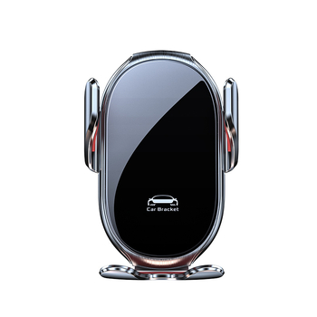 Autótelefon-tartó gravitációs rögzítéssel, univerzális illeszkedésű légkimenethez, háromszög alakú kerettel