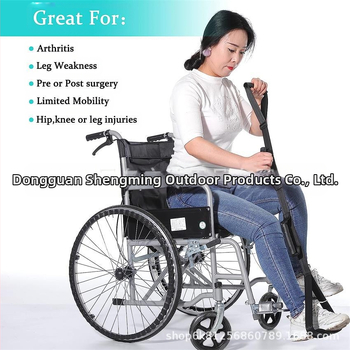 Ζώνη βοηθήματος για τραυματισμένο πόδι – για καθισμό και στήριξη όρθωσης με χειρολαβή, νάιλον, προσαρμόσιμη