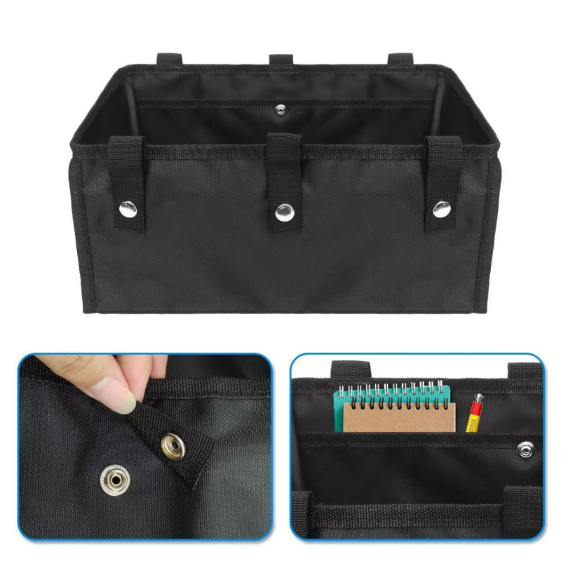 Függő tároló táska, kocka alakú, poliészter, többfunkciós, erkélyre és autóba felakasztható