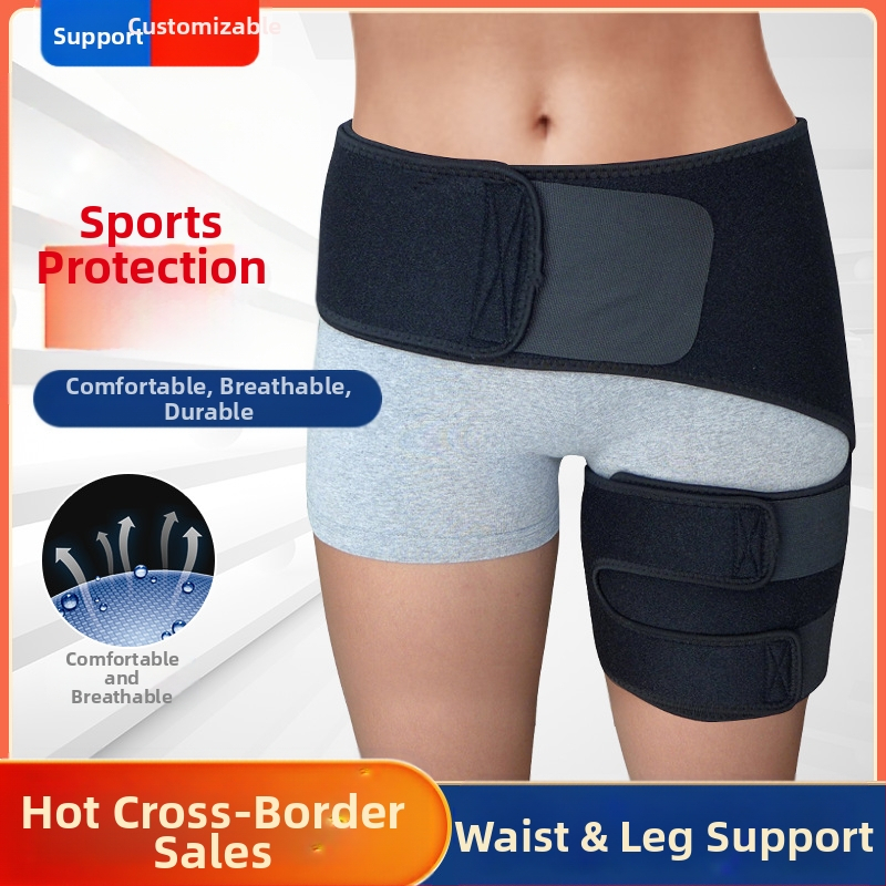 Mastette Интегриран колан за защита на кръста и краката за фитнес и вдигане на тежести — гумен защитен протектор за всички спортове