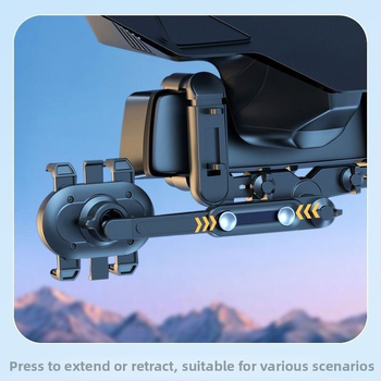 Peng Yun автомобилен държач за телефон – за вътрешно огледало и навигация, пластмасов, персонализируем, частна марка