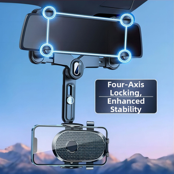 Peng Yun автомобилен държач за телефон – за вътрешно огледало и навигация, пластмасов, персонализируем, частна марка