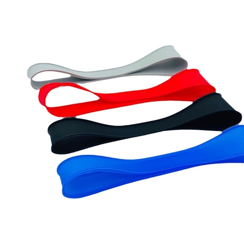 Κυρτή ζώνη κομμωτικής από σιλικόνη με προτύπωση γραμμής λαιμού και οδηγίες κοπής μαλλιών