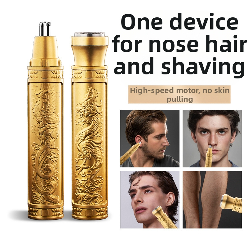 Τριμερ ρινικών τριχών - επαναφορτιζόμενο, συμπαγές, αποσπώμενη κεφαλή κοπής για πλύσιμο, ενσωματωμένη μπαταρία 300–500 mAh, αυτονομία άνω των 30 ημερών