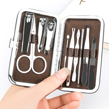 Autonomy 10 τεμάχια σετ κοπτών νυχιών για οικιακή χρήση, πολυλειτουργικά εργαλεία μανικιούρ, φορητό, από ατσάλι άνθρακα