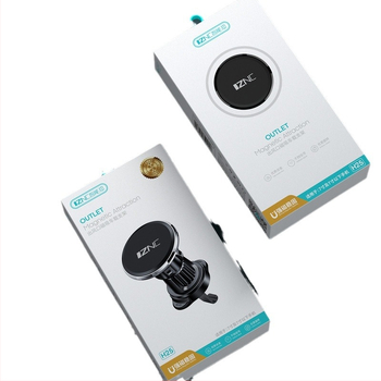 Автомобилен магнитен държач за въздушен отвор, 360° въртене, универсален модел H25, магнит от цинков сплав