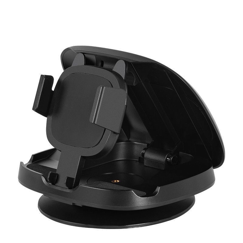 360°-os forgó autós telefon-tartó középső konzolhoz | Univerzális telefonokhoz | Modell F107 | Anyag: Műanyag