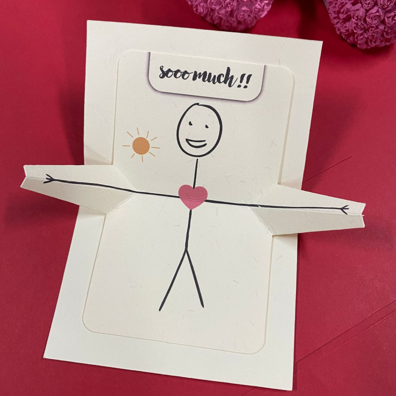 Поздравителна картичка с 3D поп-ъп, японски стил, печат върху покрита хартия, подходяща за сватби, Коледа, Свети Валентин, пролетни празници и годишнини