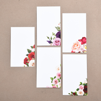 100 празни карти за бележки и поздравителни карти, хартия, печат, персонализация по заявка, подходящи за бизнес подаръци