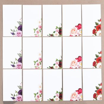 100 празни карти за бележки и поздравителни карти, хартия, печат, персонализация по заявка, подходящи за бизнес подаръци