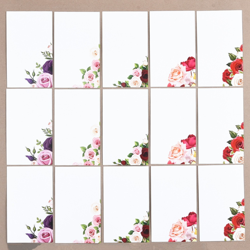 100 празни карти за бележки и поздравителни карти, хартия, печат, персонализация по заявка, подходящи за бизнес подаръци