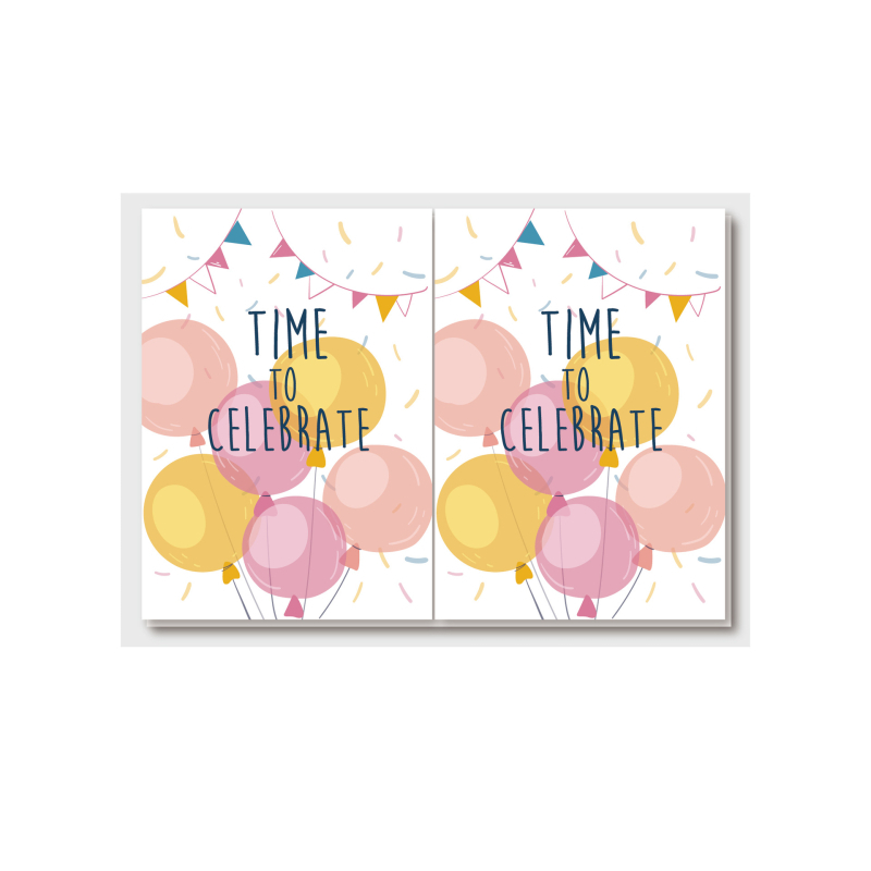 DIY комплект картички за рожден ден с сгъваеми пликове