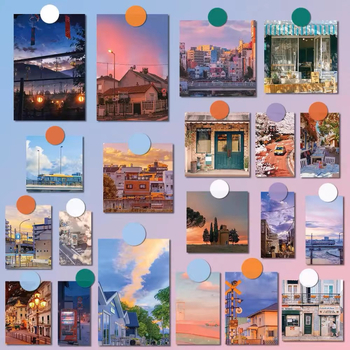 Поздравителна картичка - Pick-up, покрита хартия, печат, прост и модерен стил