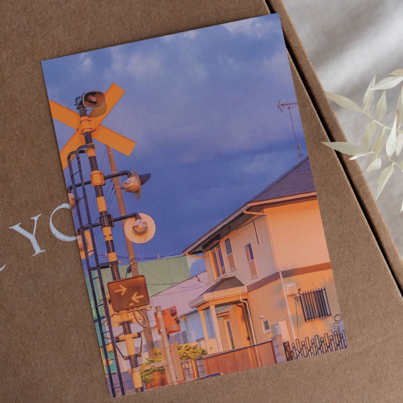 Поздравителна картичка - Pick-up, покрита хартия, печат, прост и модерен стил