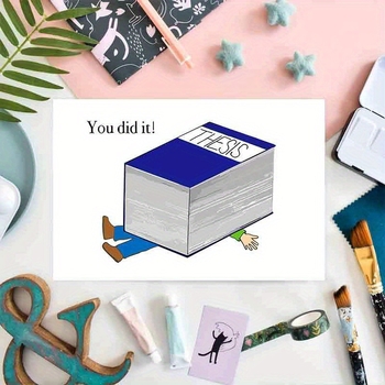 Поздравителна картичка за рожден ден — печат, материал Jammed, стил: малко свеж