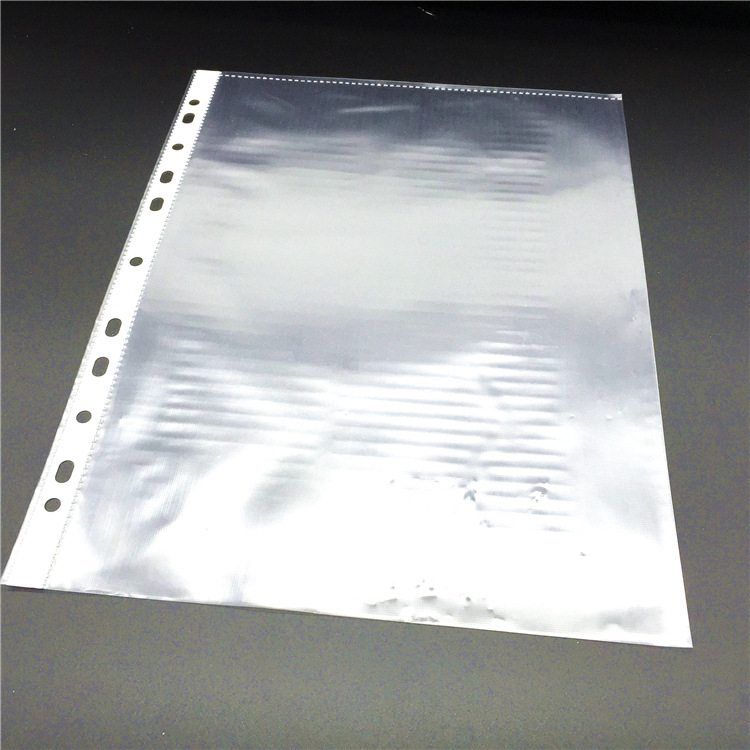 Cool PVC прозрачен файлов органайзер със клипсове за подвързване, слотен дизайн, съвместим с дупки 3/4/11, 100 бр./пакет