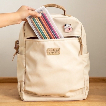 Διαφανής θήκη αποθήκευσης μολυβίων – οργάνωση για μολύβια, χρωματικά μολύβια και κραγιόν