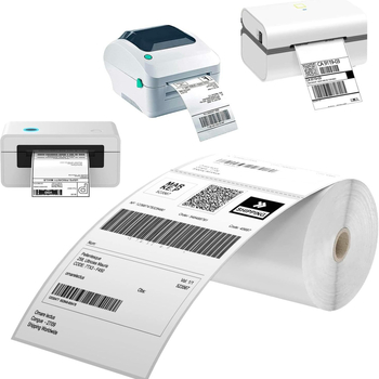 Термална самозалепваща етикетна хартия с три защитни слоя за пратки, ценници и баркод етикети