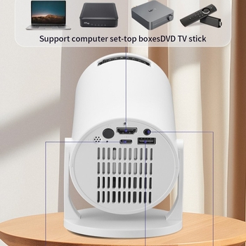 HY300mini Преносим проектор с Wi-Fi и безжично дублиране на екрана - SVGA 800x600, 50 ANSI, 18W