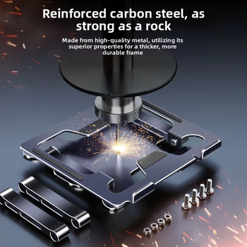 Универсална стойка от въглеродна стомана за проектор, лаптоп и таблет | сгъваема, модел LS-638 | съвместима с ноутбуци до 17 инча | тегло 1,3 кг