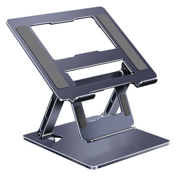 Универсална стойка от въглеродна стомана за проектор, лаптоп и таблет | сгъваема, модел LS-638 | съвместима с ноутбуци до 17 инча | тегло 1,3 кг