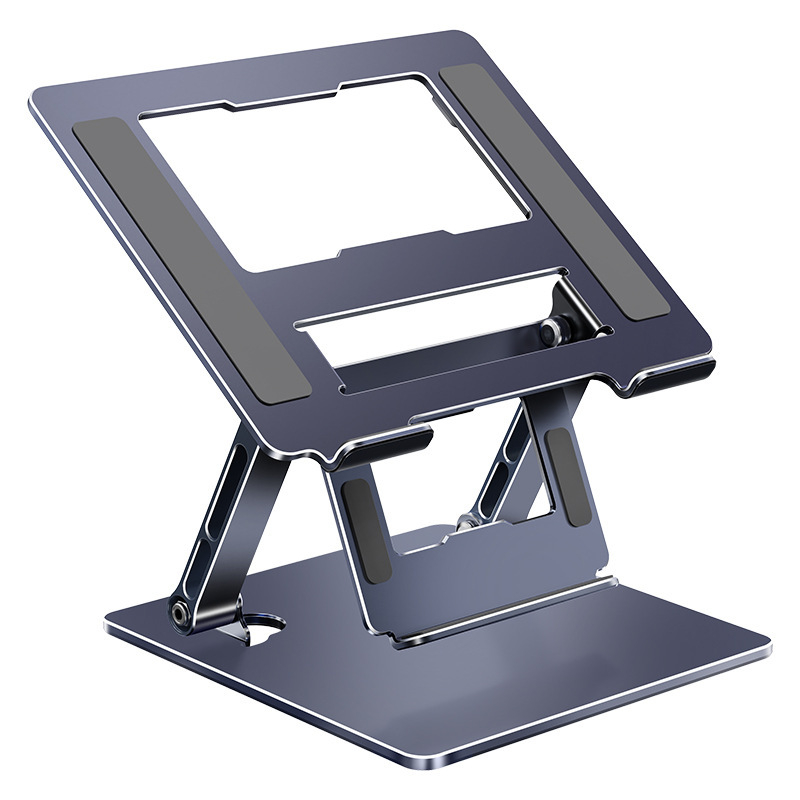 Универсална стойка от въглеродна стомана за проектор, лаптоп и таблет | сгъваема, модел LS-638 | съвместима с ноутбуци до 17 инча | тегло 1,3 кг