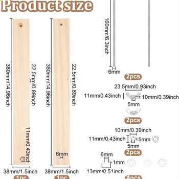 Lu Jia μασίφ ξύλινη βιβλιοπρέσα για χαρτί με ορθογώνια επίπεδη κατασκευή — μοντέρνος και απλός σχεδιασμός
