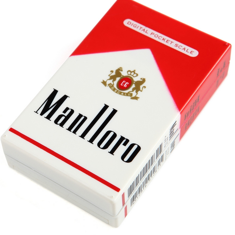 DH-JS Elektroninės kišeninės svarstyklės cigarečių dėžutei, tikslumas 0,01 g, talpa 500 g, daugiafunkcinės, maitinamos dviem mygtukų baterijomis