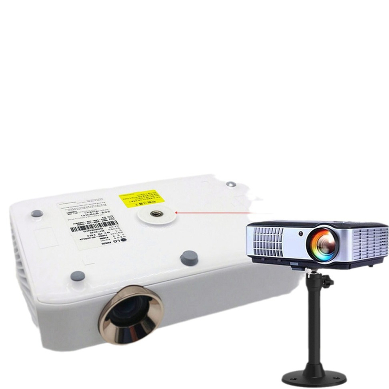 Мини тавански стенен държач за проектор, модел 175, едноотворен монтаж, тегло 158 g, съвместим с QKK, Dr.J и DBPOWER