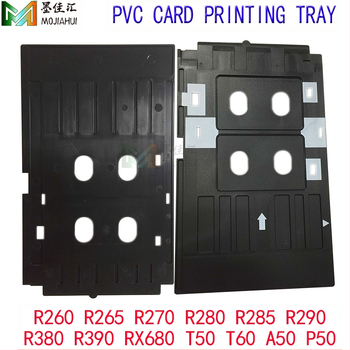 Ode to Mo – Тава за печат на карти, PVC карта TRAY; носител за печат на карти, съвместим с EPSON R260/R265/R270/R280/R285, R290/R380/R390/Rx680, T50/T60/A50/P50/R330; лицензиран частен етикет