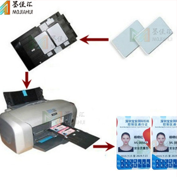 Ode to Mo – Тава за печат на карти, PVC карта TRAY; носител за печат на карти, съвместим с EPSON R260/R265/R270/R280/R285, R290/R380/R390/Rx680, T50/T60/A50/P50/R330; лицензиран частен етикет