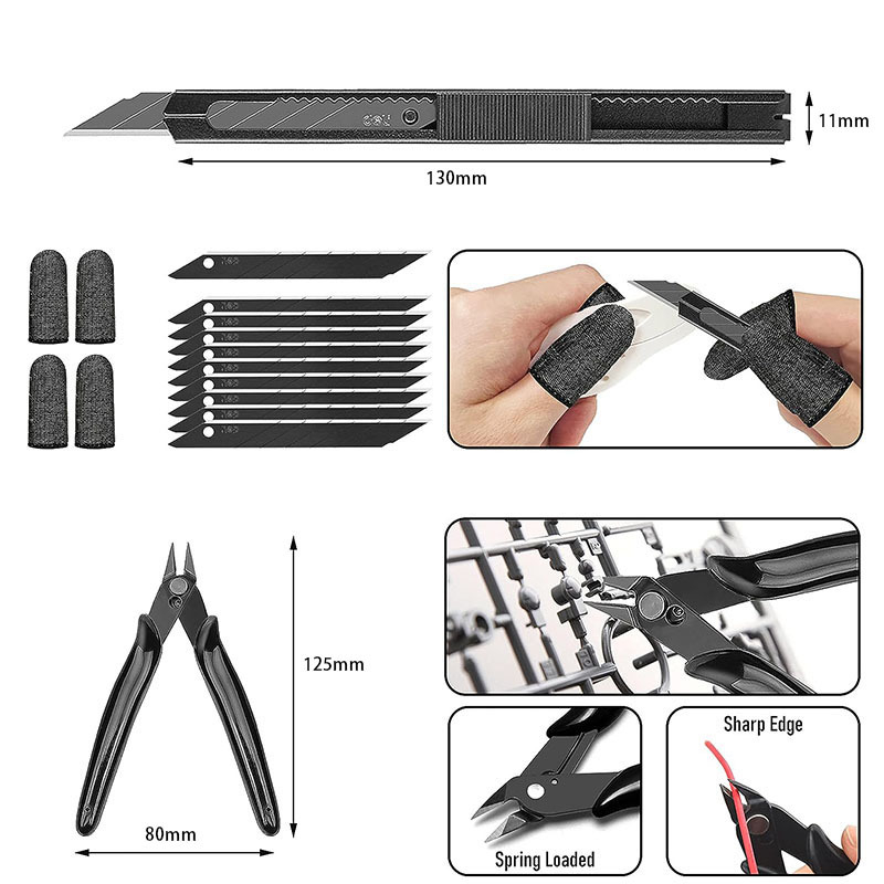 Комплект инструменти за 3D принтер - пластмасови аксесоари за 3D принтери