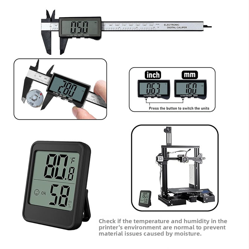 Комплект инструменти за 3D принтер - пластмасови аксесоари за 3D принтери