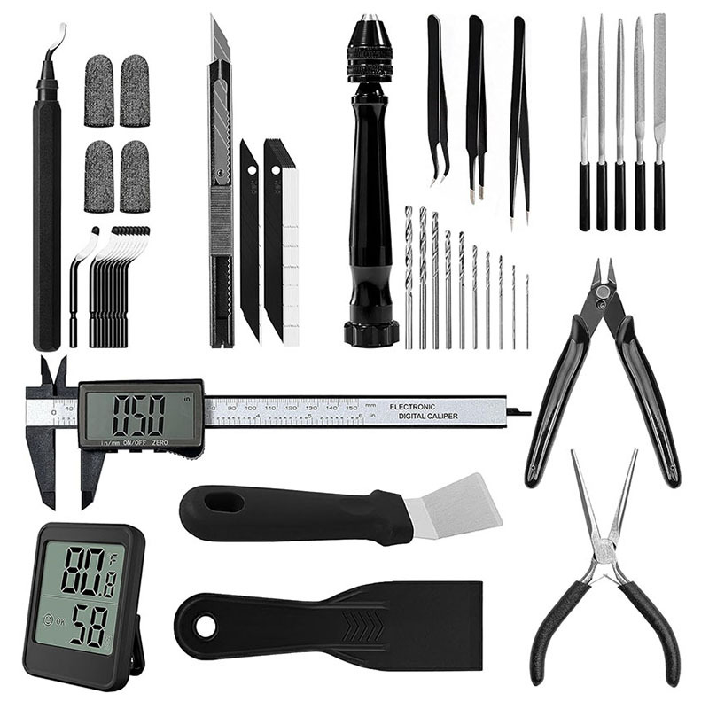 Комплект инструменти за 3D принтер - пластмасови аксесоари за 3D принтери