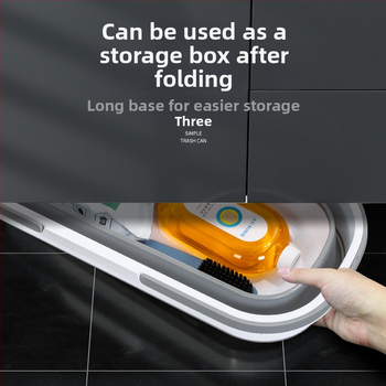 Αναδιπλούμενος τετράγωνος κάδος για σφουγγαρίσμα με μηχανισμό στύψιμο, χωρητικότητα άνω των 10 kg, ποσοστό αποστράγγισης κάτω από 40%