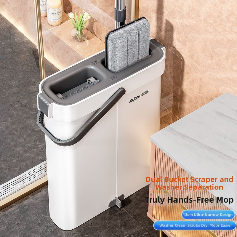 Be kontakto namų naudojimo mopas su nerūdijančio plieno lazdele, dviguba pavara, volelio tipo spaudimas, 5 kg apkrova, 80–90% vandens išsiurbimas