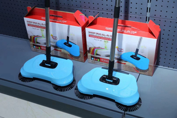 Metla, saliekamā ārējai lietošanai, cietas sari, dubultas funkcijas, materiāls: plastmasa + nerūsējošais tērauds, zīmols Sanzhen