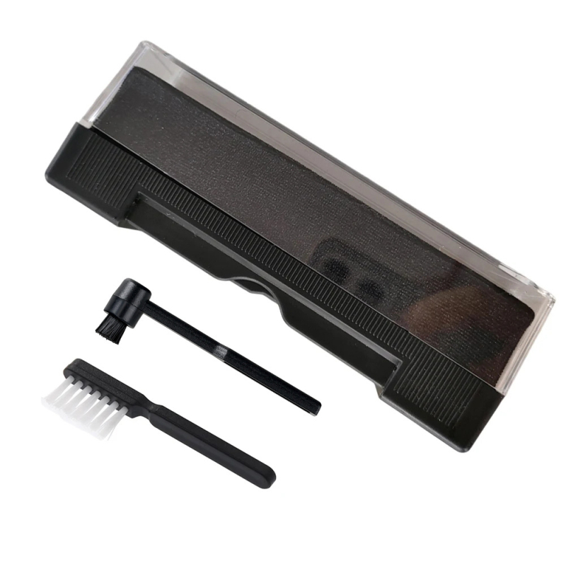 ED-96 Set de perii pentru curățarea vinilurilor, din plastic, pentru instrumente muzicale