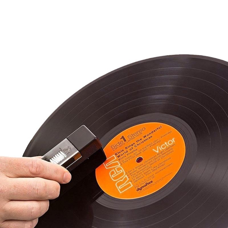 ED-96 Set de perii pentru curățarea vinilurilor, din plastic, pentru instrumente muzicale