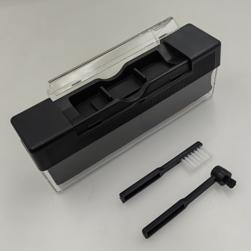 ED-96 Set de perii pentru curățarea vinilurilor, din plastic, pentru instrumente muzicale