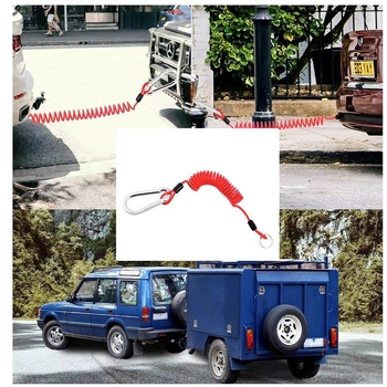 RV elválasztó csat biztonsági kötél; anyag: nagy rugalmasságú TPU; típus: biztonsági kötél; alkalmazás: RV elválasztó csat