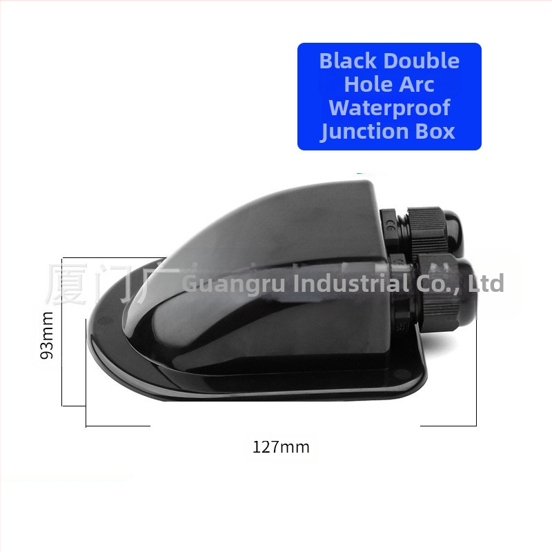 Водоустойчива кутия за свързване, без пробиване, с двойна дупка, ABS, инжекционно формована, модел ING-ABS-CEB/2W