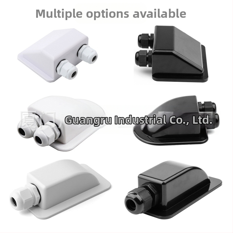 Водоустойчива кутия за свързване, без пробиване, с двойна дупка, ABS, инжекционно формована, модел ING-ABS-CEB/2W