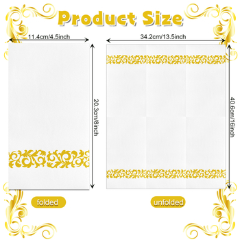 Салфетки с мотиви, хартия, еднократни, 20 бр.