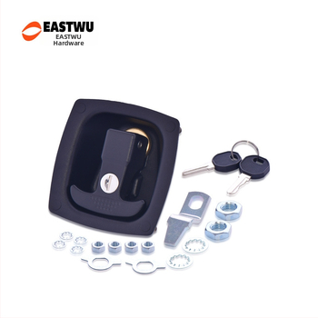 EASTWU 6204 Cinka sakausējuma instrumentu kastes slēdzene RV un bezceļu transportlīdzekļiem ar T rokturi un rotējošu saspiešanas mehānismu - mūsdienīgs dizains