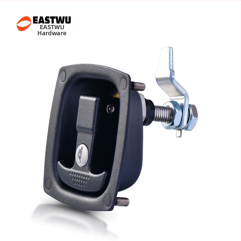 EASTWU 6204 Cinko lydinio įrankių dėžės spyna RV ir visureigiams sunkvežimiams, su T rankena ir pasukamu suspaudimo užraktu - šiuolaikinis dizainas