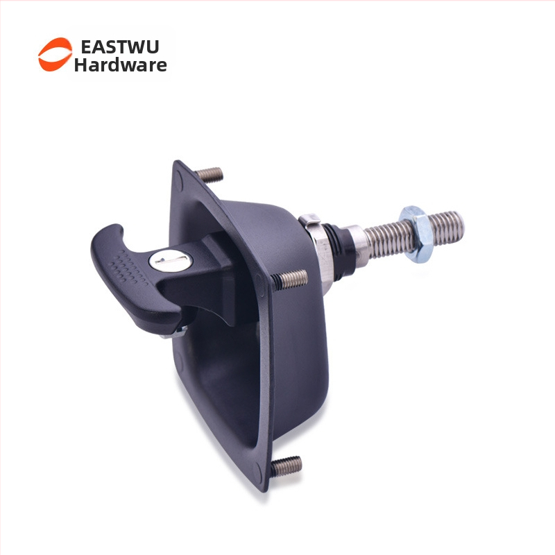 EASTWU 6204 Zinková zliatina zámok do skrinky na náradie pre RV a terénne vozidlá, s T rúčkou a otáčacím tlakovým zámkom - moderný dizajn