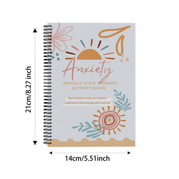 Vježbe za anksioznost i dnevnik socijalne psihologije, model 5678, 100 stranica, papir 50 gsm, poklon spreman